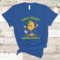 Sarcastic Quotes T Shirt Easy Peasy Lemon Squeezy Lemonade Lemon Funny Quotes - Wonder Print Shop