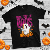 Boo Sheet T Shirt Here For The Boos Spooky Halloween Ghost Costume - Wonder Print Shop