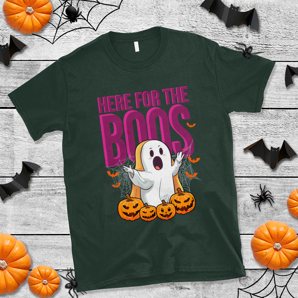 Boo Sheet T Shirt Here For The Boos Spooky Halloween Ghost Costume - Wonder Print Shop