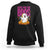 Boo Sheet Sweatshirt Here For The Boos Spooky Halloween Ghost Costume - Wonder Print Shop