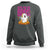 Boo Sheet Sweatshirt Here For The Boos Spooky Halloween Ghost Costume - Wonder Print Shop