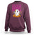 Boo Sheet Sweatshirt Here For The Boos Spooky Halloween Ghost Costume - Wonder Print Shop