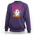 Boo Sheet Sweatshirt Here For The Boos Spooky Halloween Ghost Costume - Wonder Print Shop