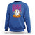 Boo Sheet Sweatshirt Here For The Boos Spooky Halloween Ghost Costume - Wonder Print Shop