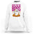 Boo Sheet Sweatshirt Here For The Boos Spooky Halloween Ghost Costume - Wonder Print Shop