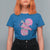 Funny Cheer Girls T Shirt For Women In My Cheer Leader Era Pink Pom Pom Cheerleading - Wonder Print Shop