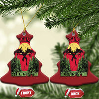 Mothman Christmas Ornament Believes In You Cryptid Cryptozoology - Wonder Print Shop