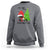 Black Cat Christmas Sweatshirt It's Fine I'm Fine Everything Is Fine - Wonder Print Shop