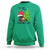 Black Cat Christmas Sweatshirt It's Fine I'm Fine Everything Is Fine - Wonder Print Shop