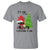 Black Cat Christmas T Shirt It's Fine I'm Fine Everything Is Fine - Wonder Print Shop