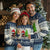 Black Cat Christmas Ugly Christmas Sweater It's Fine I'm Fine Everything Is Fine - Wonder Print Shop
