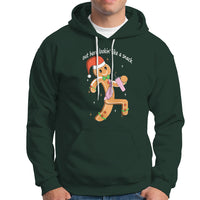 Boujee Gingerbread Man Hoodie Out Here Lookin' Like A Snack - Wonder Print Shop
