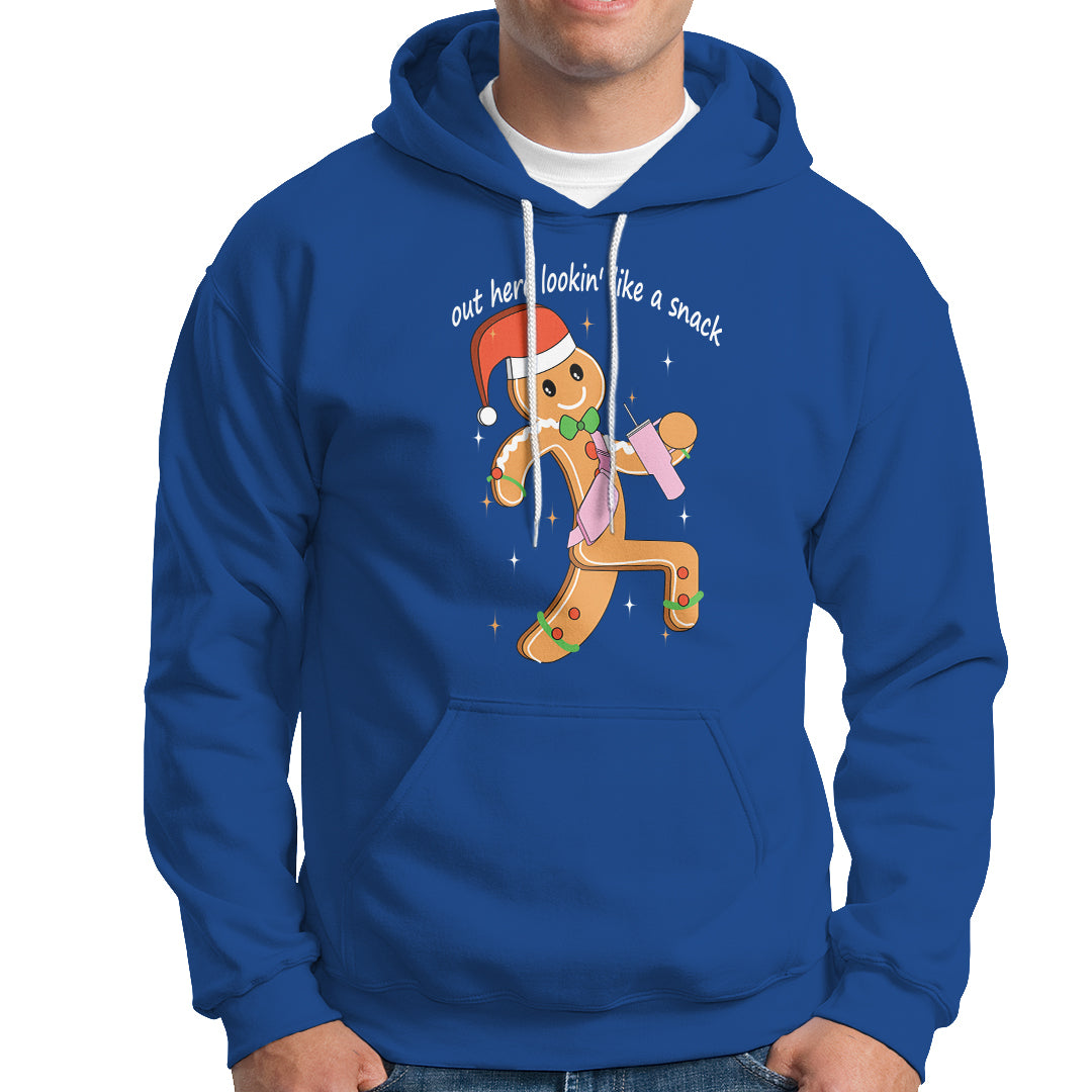 Boujee Gingerbread Man Hoodie Out Here Lookin' Like A Snack - Wonder Print Shop