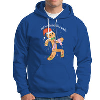 Boujee Gingerbread Man Hoodie Out Here Lookin' Like A Snack - Wonder Print Shop