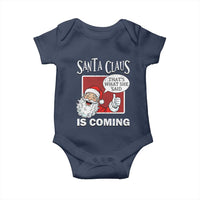 Funny Santa Christmas Baby Onesie That's What She Said Naughty Holiday Humor - Wonder Print Shop