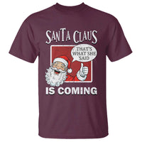 Funny Santa Christmas T Shirt That's What She Said Naughty Holiday Humor - Wonder Print Shop