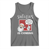 Funny Santa Christmas Tank Top That's What She Said Naughty Holiday Humor - Wonder Print Shop