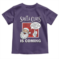 Funny Santa Christmas Toddler T Shirt That's What She Said Naughty Holiday Humor - Wonder Print Shop