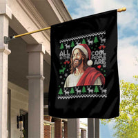 Funny Jesus Birthday Garden Flag All the Cool People Are Born in December - Wonder Print Shop