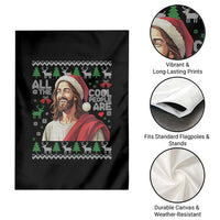 Funny Jesus Birthday Garden Flag All the Cool People Are Born in December - Wonder Print Shop