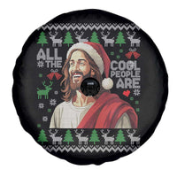 Funny Jesus Birthday Spare Tire Cover All the Cool People Are Born in December - Wonder Print Shop