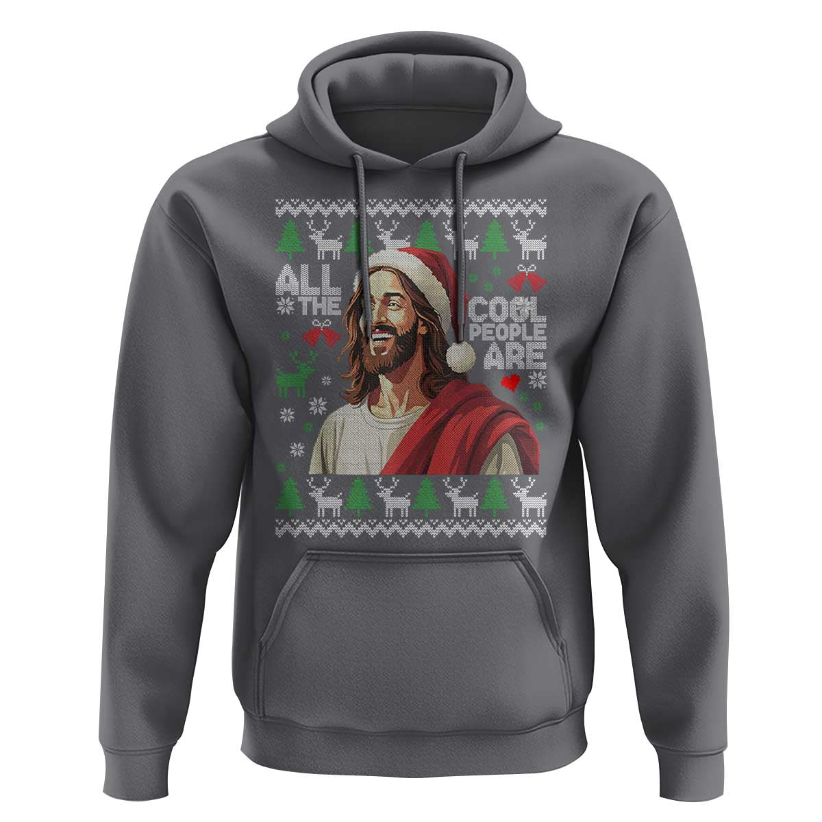 Funny Jesus Birthday Hoodie All the Cool People Are Born in December - Wonder Print Shop