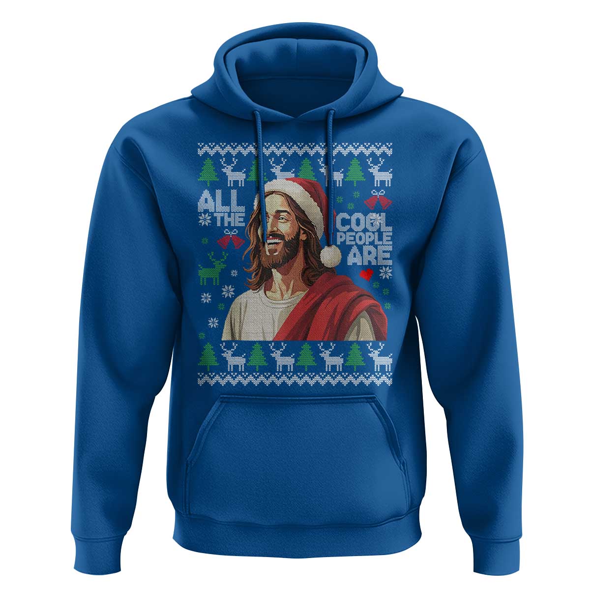 Funny Jesus Birthday Hoodie All the Cool People Are Born in December - Wonder Print Shop