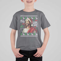 Funny Jesus Birthday T Shirt For Kid All the Cool People Are Born in December - Wonder Print Shop