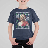 Funny Jesus Birthday T Shirt For Kid All the Cool People Are Born in December - Wonder Print Shop