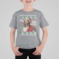 Funny Jesus Birthday T Shirt For Kid All the Cool People Are Born in December - Wonder Print Shop