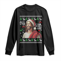 Funny Jesus Birthday Long Sleeve Shirt All the Cool People Are Born in December - Wonder Print Shop