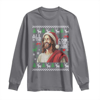Funny Jesus Birthday Long Sleeve Shirt All the Cool People Are Born in December - Wonder Print Shop