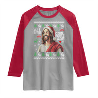 Funny Jesus Birthday Raglan Shirt All the Cool People Are Born in December - Wonder Print Shop