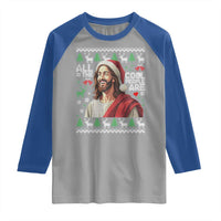 Funny Jesus Birthday Raglan Shirt All the Cool People Are Born in December - Wonder Print Shop