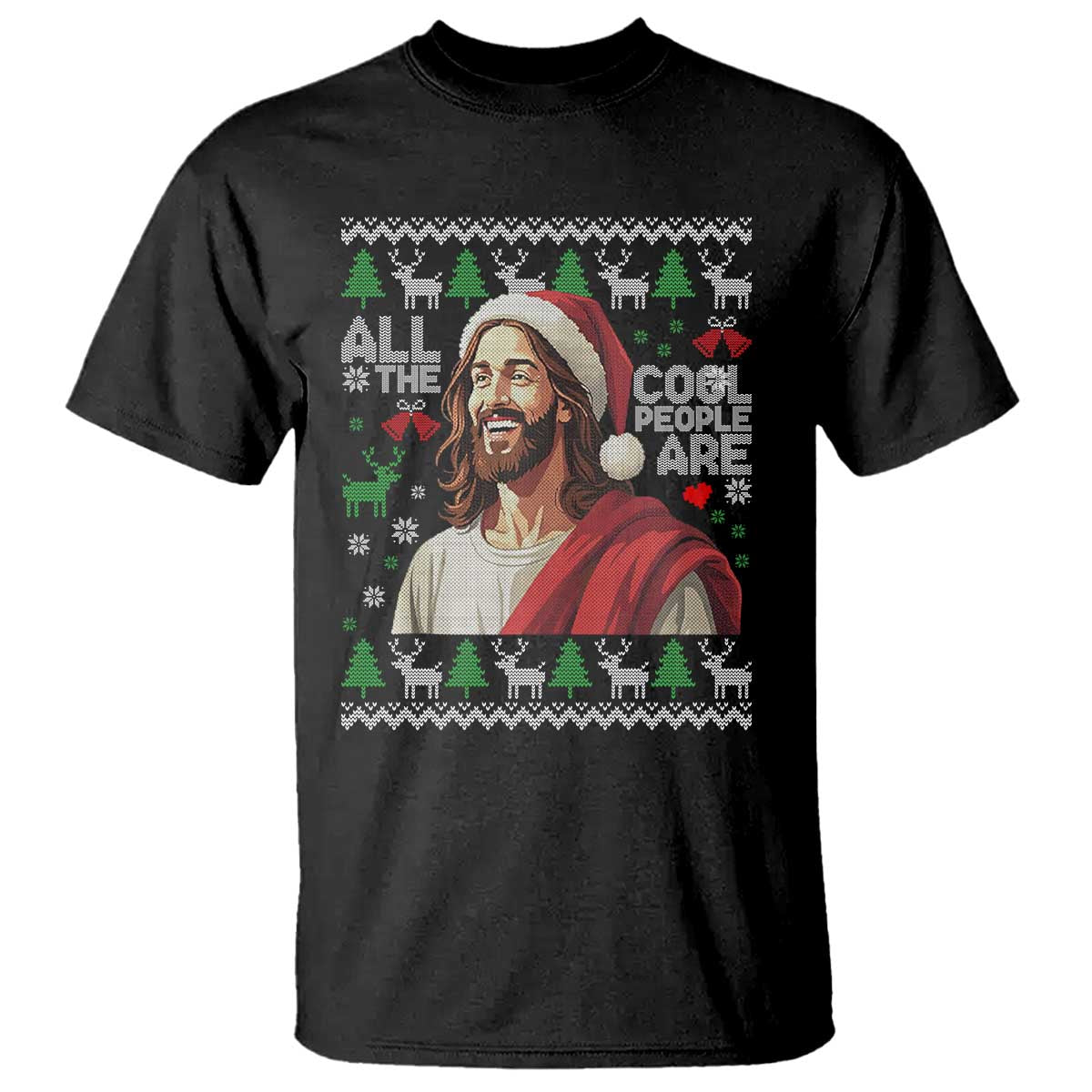 Funny Jesus Birthday T Shirt All the Cool People Are Born in December - Wonder Print Shop