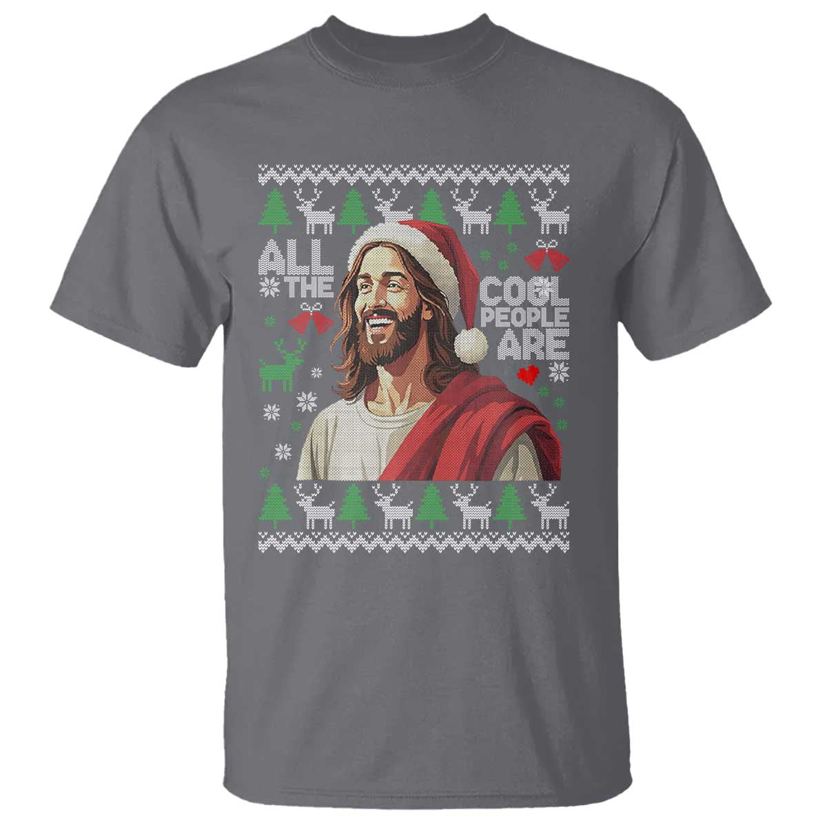 Funny Jesus Birthday T Shirt All the Cool People Are Born in December - Wonder Print Shop