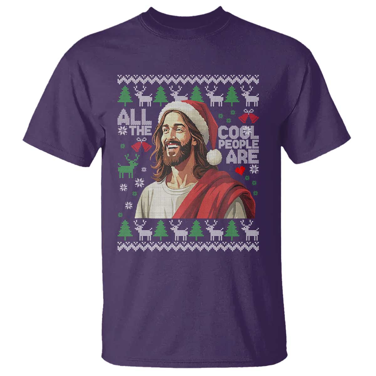 Funny Jesus Birthday T Shirt All the Cool People Are Born in December - Wonder Print Shop