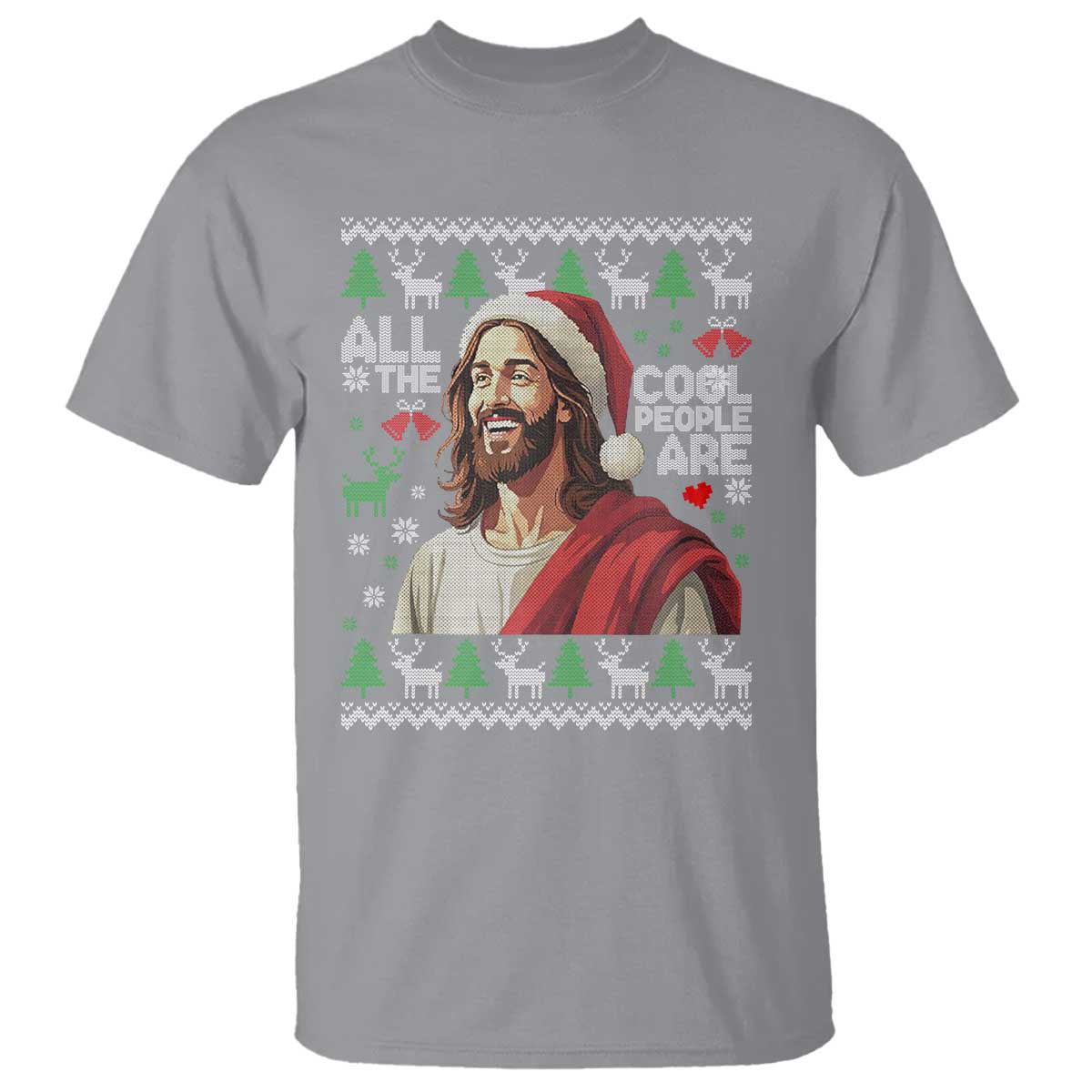 Funny Jesus Birthday T Shirt All the Cool People Are Born in December - Wonder Print Shop