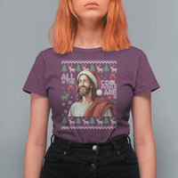 Funny Jesus Birthday T Shirt For Women All the Cool People Are Born in December - Wonder Print Shop