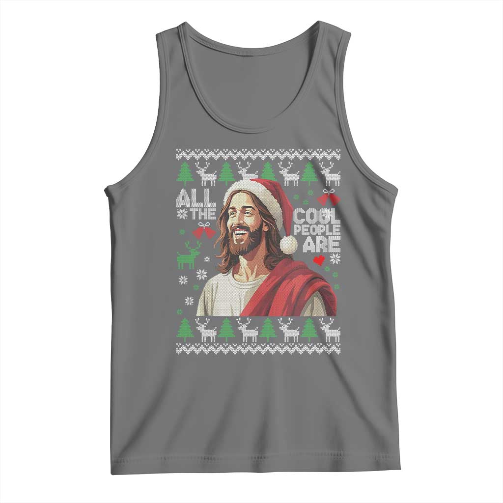 Funny Jesus Birthday Tank Top All the Cool People Are Born in December - Wonder Print Shop