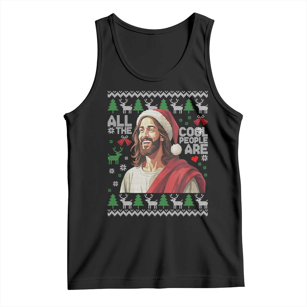 Funny Jesus Birthday Tank Top All the Cool People Are Born in December - Wonder Print Shop