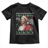 Funny Jesus Birthday Toddler T Shirt All the Cool People Are Born in December - Wonder Print Shop
