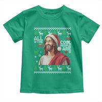 Funny Jesus Birthday Toddler T Shirt All the Cool People Are Born in December - Wonder Print Shop