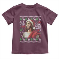 Funny Jesus Birthday Toddler T Shirt All the Cool People Are Born in December - Wonder Print Shop
