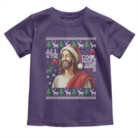 Funny Jesus Birthday Toddler T Shirt All the Cool People Are Born in December - Wonder Print Shop