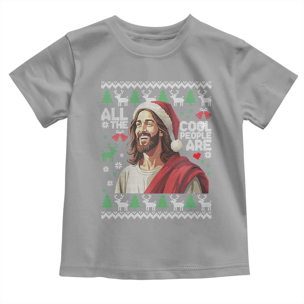 Funny Jesus Birthday Toddler T Shirt All the Cool People Are Born in December - Wonder Print Shop