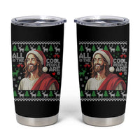Funny Jesus Birthday Tumbler Cup All the Cool People Are Born in December - Wonder Print Shop