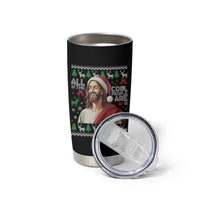 Funny Jesus Birthday Tumbler Cup All the Cool People Are Born in December - Wonder Print Shop