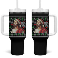 Funny Jesus Birthday Tumbler With Handle All the Cool People Are Born in December - Wonder Print Shop
