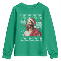 Funny Jesus Birthday Youth Sweatshirt All the Cool People Are Born in December - Wonder Print Shop